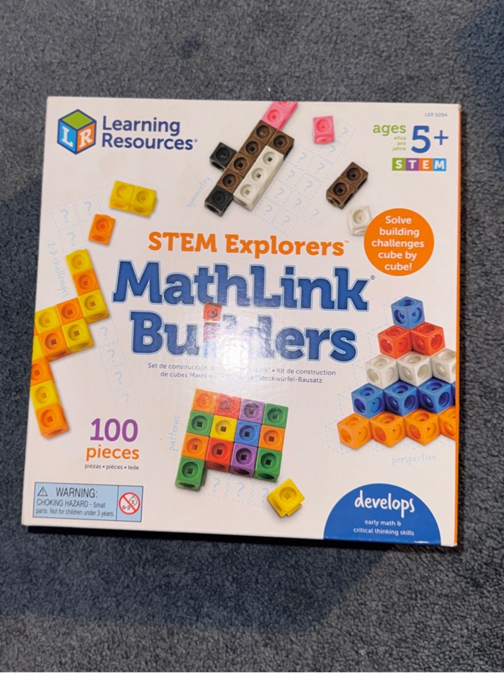 Learning Resources MathLink Builders STEM Set - Multicolor